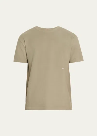 Frame Men's Jacquard Relaxed T-shirt In Brown