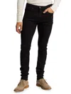 Frame Men's Jagger True Skinny-fit Jeans In Noir