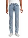 Frame Men's Light Wash Jet Set Modern Straight Jeans In Blue