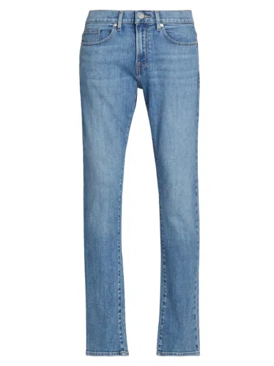 Frame Men's L'homme Cotton-blend Slim-fit Jeans In Blue