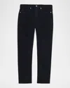 Frame Mid-rise Slim-fit Denim Trousers In Blue
