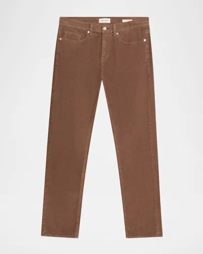 Frame Men's L'homme Slim Corduroy Jeans In Brown