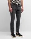 Frame Jet Set Modern Straight Jeans In Andersen In Cazador Dark