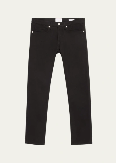Frame Modern Straight Denim Jeans In Black