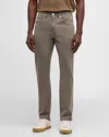 Frame L'homme Slim Brushed Twill Pants In Dusty Grey