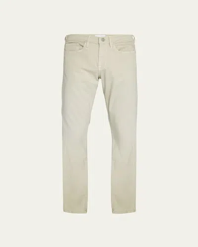 Frame The Straight Leg Jeans In Off White