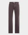 Frame Mid-rise Straight-leg Jeans In Slate Gray