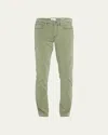 Frame L'homme Slim Brushed Twill Washed Military In Washed Military
