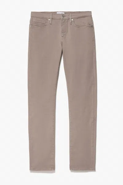 Frame Men's L'homme Slim Twill Jean In Garage Powder Wood In Brown