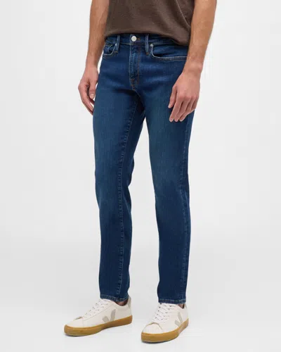 Frame Men's L'homme Super Stretch Slim-fit Denim Jeans In Blue