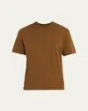 Frame Men's Light Cotton T-shirt In Brown
