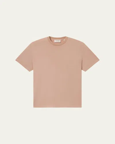 Frame Men's Light Cotton T-shirt In Pink