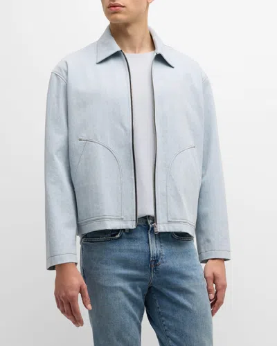 FRAME MEN'S LIGHTWEIGHT DENIM TRUCKER JACKET