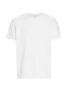 Frame Men's Logo Cotton T-shirt In Blanc