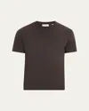 Frame Logo Tee In Brown
