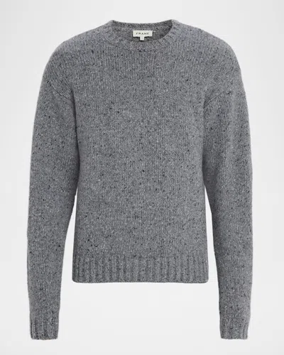 Frame Sailor Ribbed Crew-neck Knitwear In Gray