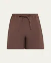 Frame Men's Modal Blend Pull-on Drawstring Shorts In Brown