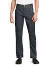 Frame Men's Modern Fit Chambray Pants In Gray