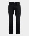 Frame Men's Modern Straight Denim Pants In Black