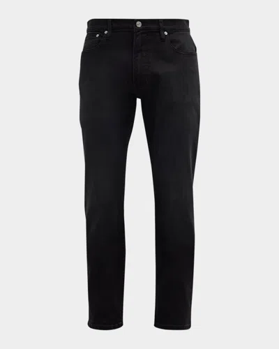 Frame Men's Modern Straight Denim Pants In Black