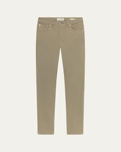 Frame Men's Modern Straight Fit Five-pocket Pants In Green