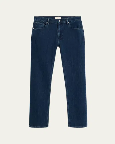 Frame Jetset Modern Straight Denim Jeans In Blue