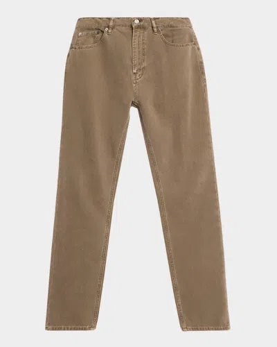 Frame Men's Modern Straight Leg Jeans In Brown