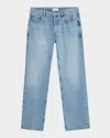 Frame Relaxed Straight Leg Jeans In Jefferson