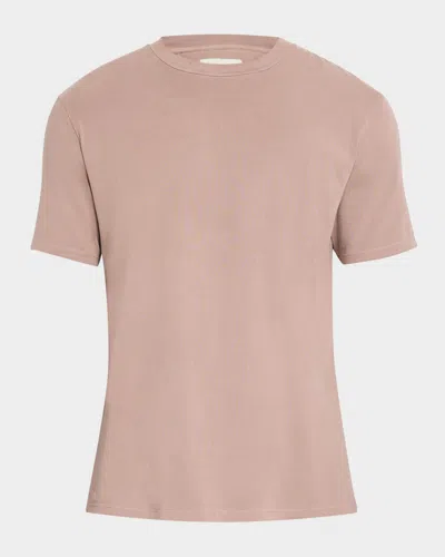 Frame Relaxed Cotton T-shirt In Dusty Pink