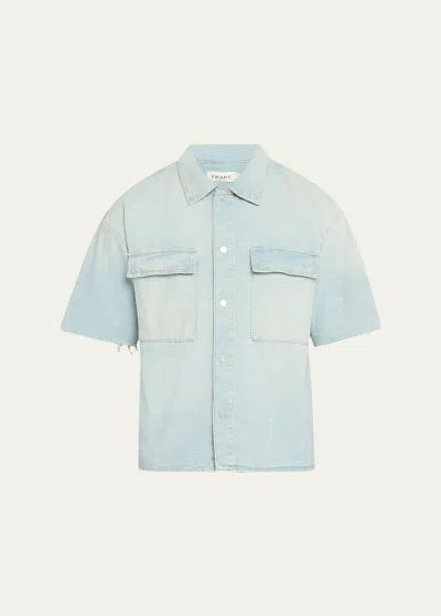 Frame Men's Relaxed Denim Button-down Shirt In Oahu