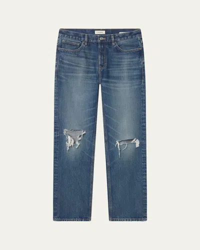 Frame Men's Relaxed Denim Jeans In Blue