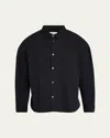 Frame Men's Relaxed Denim Shirt In Black