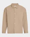 Frame Men's Relaxed Denim Shirt In Dusty Sage