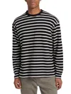 Frame Men's Relaxed-fit Striped T-shirt In Multi