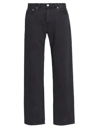 Frame Tapered-leg Jeans In Black