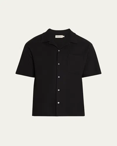 Frame Men's Relaxed Jacquard Camp Shirt