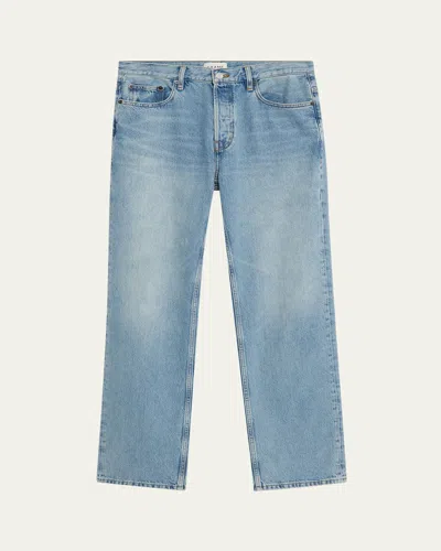 Frame Men's Relaxed Light Wash Jeans In Blue