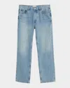 Frame Men's Relaxed Cotton Denim Jeans In Blue