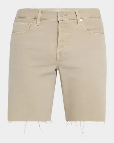 FRAME MEN'S RELAXED RAW HEM SHORTS