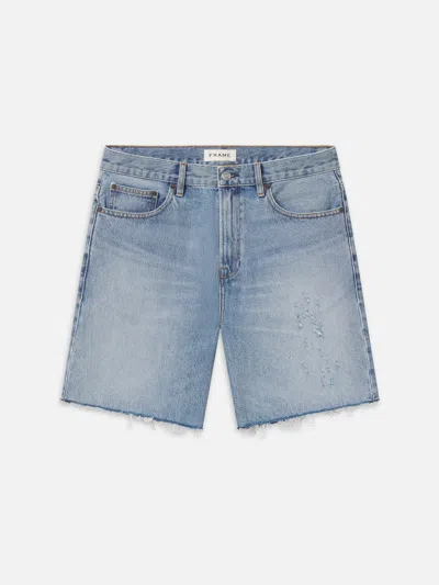 Frame Men's Relaxed Shorts In Blue