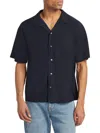 Frame Cotton-jersey Shirt In Dark Navy