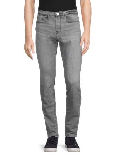 Frame Men's Skinny Fit Distressed Jeans In Kemper