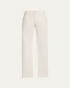 Frame Men's Slim Five-pocket Pants In Whisper White