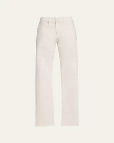 Frame Men's Slim Five-pocket Pants In Whisper White