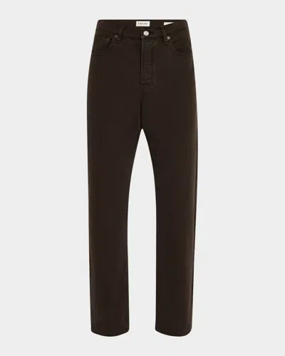 Frame Men's Straight-leg Jeans In Brown