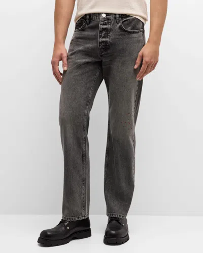 Frame Men's Straight-leg Jeans In Gray