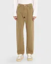 Frame The Straight Leg Jeans In Light Brown