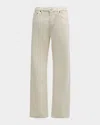 Frame The Straight Leg Jeans In Off White