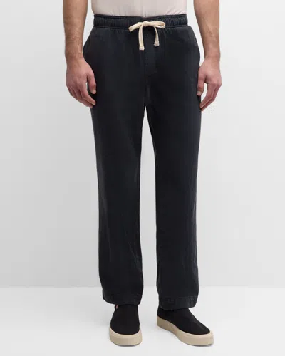 Frame Men's Textured Terry Sweatpants In Navy