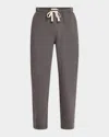 Frame Men's Textured Terry Sweatpants In Slate Gray